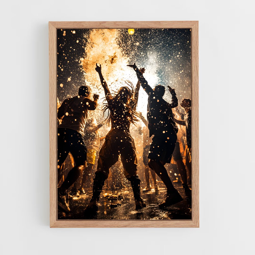 Poster American dance gouttes – affiche Danse (vue 4)